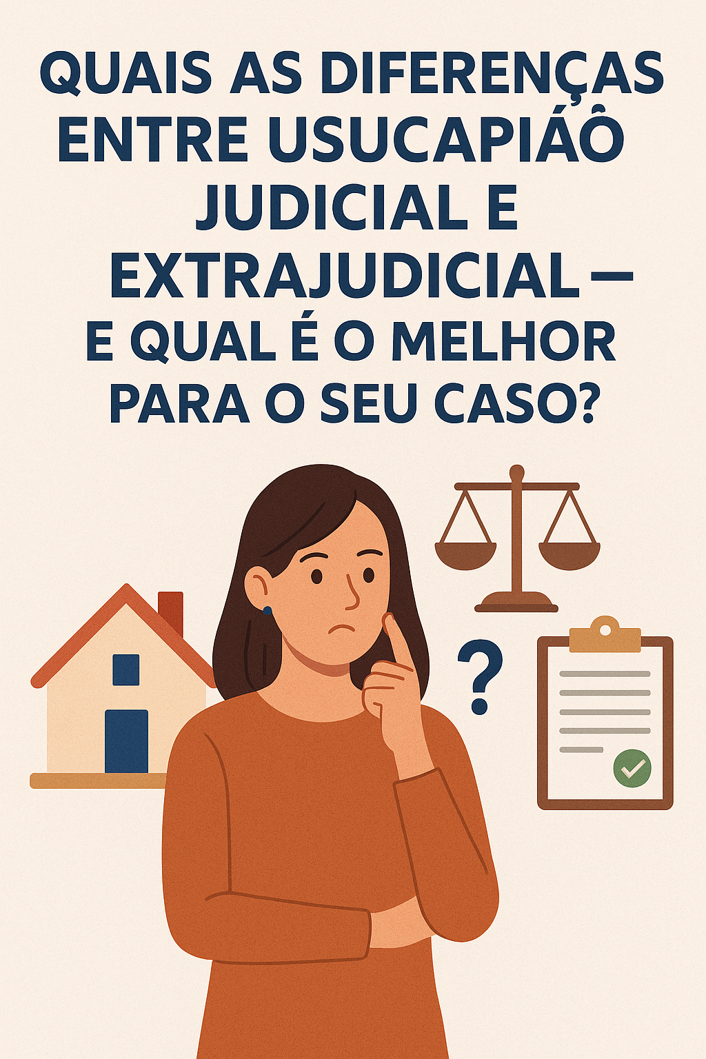 Quais as diferenças entre usucapião judicial e extrajudicial — e qual é o melhor para o seu caso?