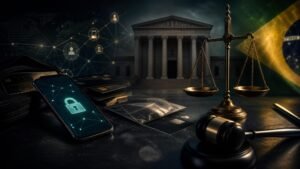 Imagem editorial sobre Lei 15.397/2026, furto, roubo, fraude digital e defesa criminal em Campo Grande MS